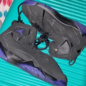 Nike Air Jordan True Flight BT Black Shoes 343797-021 Toddler 1yr